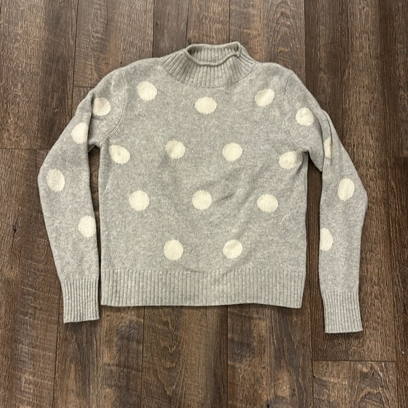 J. Crew Always Polka Dot Merino Sweater - Picture 6 of 8